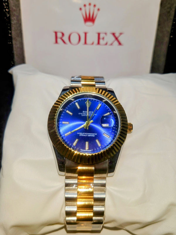 ROLEX BLUE NAVY WATCH